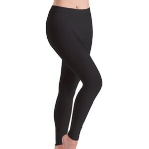 Motionwear High Waist Ankle Length Leggings Black Ballet Dance Small Adult SA